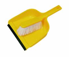 (image for) Dust Pan Set-Yellow Dust Pan & Brush